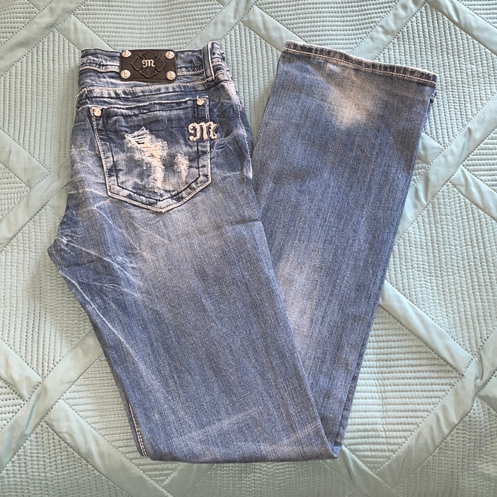 Miss Me jeans 33w 37 inseam